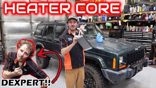 Easy DIY Guide Changing Your Heater Core In Simple Steps 9701 XJ [upl. by Ytima]