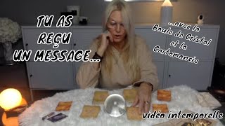 🔮TU AS REÇU UN MESSAGE🔮 Boule de Cristal et Cartomancie tirage intemporel solveig [upl. by Klump]