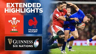 Wales v France  Extended Highlights  2022 Guinness Six Nations [upl. by Tobin244]