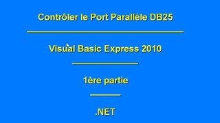 Comment communiquer avec le Port Parallèle dun PC en utilisant inpout32dll [upl. by Ayortal551]