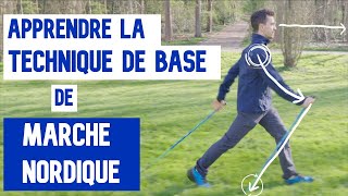 APPRENDRE LA TECHNIQUE DE BASE DE LA MARCHE NORDIQUE [upl. by Ycat493]