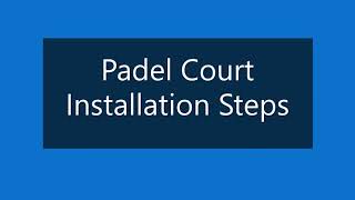 Padel Court Installation  3D by RePadel [upl. by Ximenez]