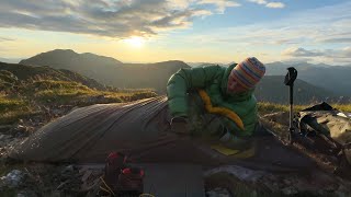 First night in the Borah Gear Ultralight Bivy Glen Coe Scotland [upl. by Dewar807]