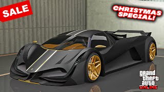 Deveste Eight Christmas Special Customization amp Review  GTA 5 Online  Amazing Car  Devel Sixteen [upl. by Notgnirrac]