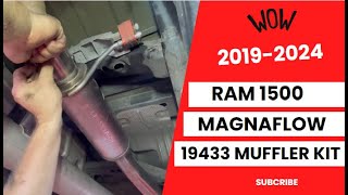 RAM 1500 Magnaflow 19433 Muffler kit 20192024 [upl. by Hayashi]