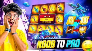 Free Fire NOOB TO PRO ULTRA MAX IN 9 Mins😍😳 Bought Everything From Events Garena Free Fire [upl. by Isolda]