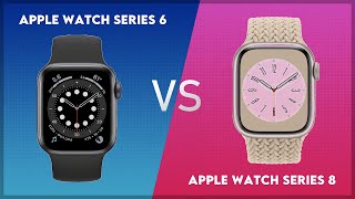 Apple Watch Series 6 vs Apple Watch Series 8 Comparison [upl. by Ayela]