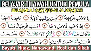 BELAJAR TILAWAH PEMULA NAFAS PENDEK SURAT AL WAQIAH [upl. by Daune547]