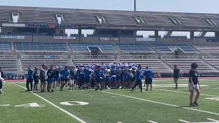 UB football finishes its first day of preseason practices at UB Stadium [upl. by Jeromy]