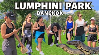 🇹🇭 4K Amazing Park in Bangkok Downtown  Lumphini Park [upl. by Bonnette]