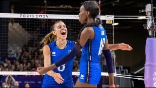 Le Azzurre del Volley Femminile DISTRUGGONO Team USA 30 e si prendono lORO OLIMPICO a Parigi 2024 [upl. by Ahsiya]