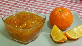 Cómo hacer mermelada casera de naranja Receta fácil [upl. by Eisyak]