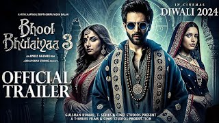 Kartik Aryan Bhool Bhulaiyaa 3 Movie Official Poster Review And Update  Bhool Bhulaiyaa 3 Trailer [upl. by Seymour]