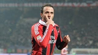 Giampaolo Pazzini  All goals for Milan 20122013 [upl. by Sharlene]