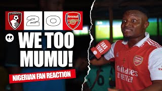 BOURNEMOUTH 20 ARSENAL  Godfrey  NIGERIAN FAN REACTIONPremier League 24245 HIGHLIGHTS [upl. by Malha]