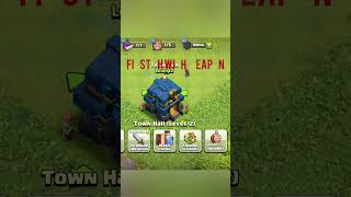 Town hall level and looks game gaming clashofclan coc shorts [upl. by Olympe]