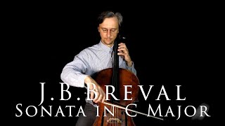 JB Breval Sonata C Major Mov1 Suzuki Cello Book 4 in SLOW TEMPO  How to Play Cello [upl. by Wilkinson]