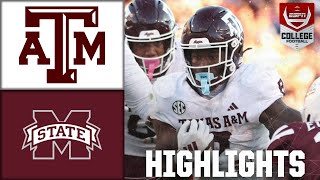 Texas AampM Aggies vs Mississippi State Bulldogs  Full Game Highlights  ESPN College Football [upl. by Mraz]