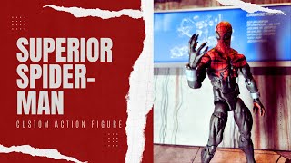 Superior SpiderMan Custom Action Figure Review [upl. by Negaem]