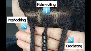 How to  3 Methods to retwist or retighten your Locs in 2022 [upl. by Milly]