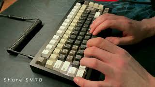 Monsgeek M1 V3 Sound Test Clack  Thock [upl. by Rives544]