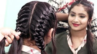 two side fish braided hairstyle for girls  hair style girls  trendy hairstyles 2020 [upl. by Hseyaj619]