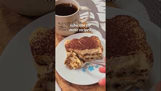 Easy Homemade Tiramisu tiramisu italianfood dessert [upl. by Anitteb473]