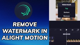 How to Move Alight Motion Watermark to the Bottom 2024 [upl. by Uase983]