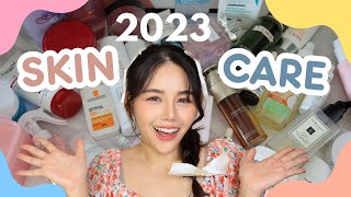 FAVORITE SKINCARE 2023 ใช้แล้วชอบ น้อยและง่าย ผิวดีมากกกก  Wonderpeach [upl. by Xenophon665]