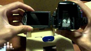 Panasonic HDCSD40 Camcorder Unboxing [upl. by Nnaillek]