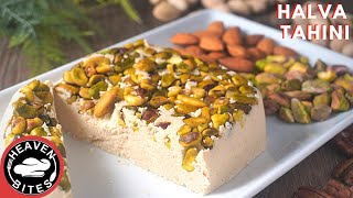 4 ingredients 10 minutes no bake no flour Halva Tahini Recipe sweet [upl. by Ylsew11]