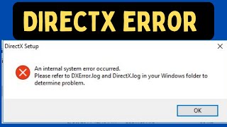 How To Fix DirectX Error On Windows 11 [upl. by Nagap]