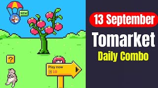 Tomarket airdrop combo 13 September  Tomarket Daily Combo Today [upl. by Sorilda915]