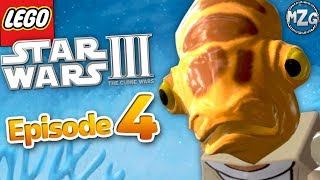 LEGO Star Wars III The Clone Wars Gameplay Walkthrough  Part 4  Nahdar Vebb amp Kit Fisto [upl. by Lerrud842]