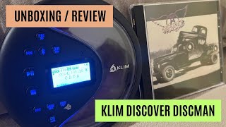 KLIM Discman DISCOVER CDPlayer  Unboxing amp Review GERDeutsch [upl. by Mira201]