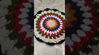 how to make crohet glass matbeautiful crohet glass mat crochet crohetbeginer crohetmat [upl. by Alra]