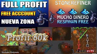 🏃 Tibia 3 🏃 Stonerefiners LV 30 Profit 60kh  Hidden Threats Quest  Tibia Fast Money [upl. by Irolam87]