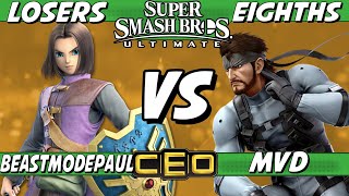 CEO 2023  BeastModePaul Hero vs MVD Snake Losers Eighths  Smash Ultimate [upl. by Akemeuwkuhc901]