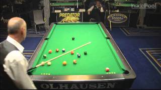 Mike Sigel vs Oliver Ortmann at the World 141 Tournament [upl. by Chyou]