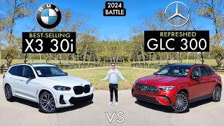 GERMAN RIVALS  2024 BMW X3 vs 2024 Mercedes GLC 300 Comparison [upl. by Aileen]