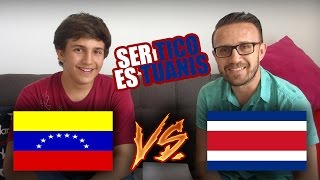 BATALLA de ACENTOS VENEZUELA vs COSTA RICA [upl. by Antonetta]