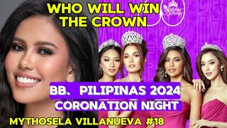 Bb PILIPINAS 2024 CORONATION NIGHT ARANETA COLISEUM [upl. by Nibuz914]