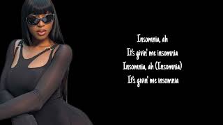 Normani  Insomnia Lyrics [upl. by Derry]