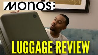 Monos CarryOn Plus Luggage Review DISCOUNT CODE [upl. by Yhpos]