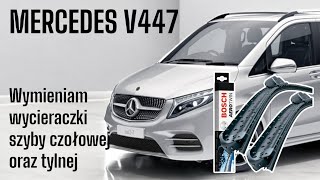 MERCEDES V250 W447  jak wymienić wycieraczki [upl. by Juan]