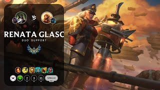 Renata Glasc Support vs Leona  KR Challenger Patch 144 [upl. by Adnuhsor810]