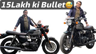 Triumph Bonneville T120 Black Edition Ownership Review [upl. by Nosille]