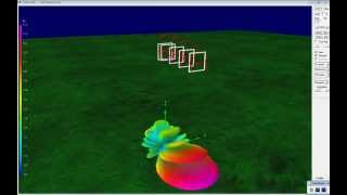 432 MHz Cubical Quad Antenna Radiation Pattern [upl. by Burner929]