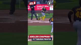 AROLDIS CHAPMAN HACE HISTORIA EN LISTA DE SALVAMENTOS mlb aroldischapman pittsburghpirates [upl. by Naaitsirhc741]