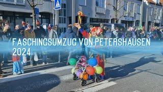 Faschingsumzug Petershausen 2024 [upl. by Pich]